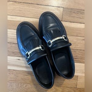 Dr Martens Adrian Snaffle Smooth Leather Kiltie Loafers